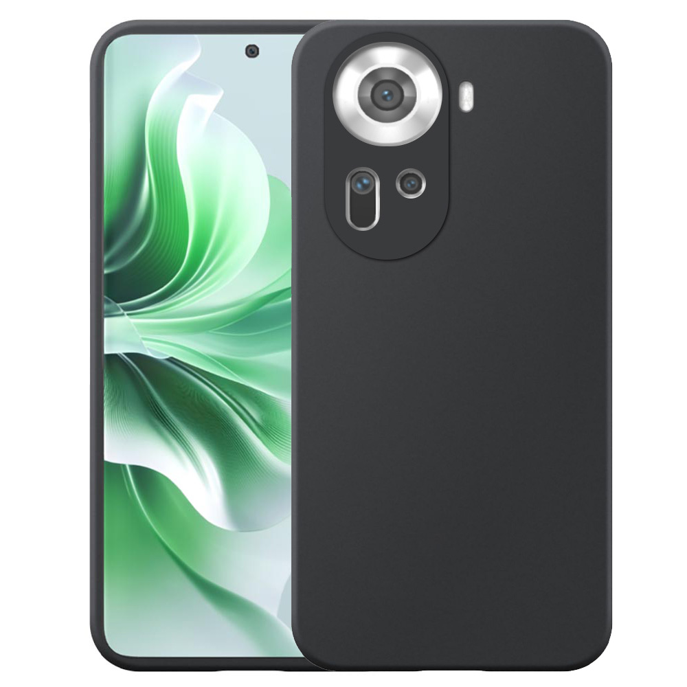 Oppo Reno11 telefoonhoesje siliconen zwart