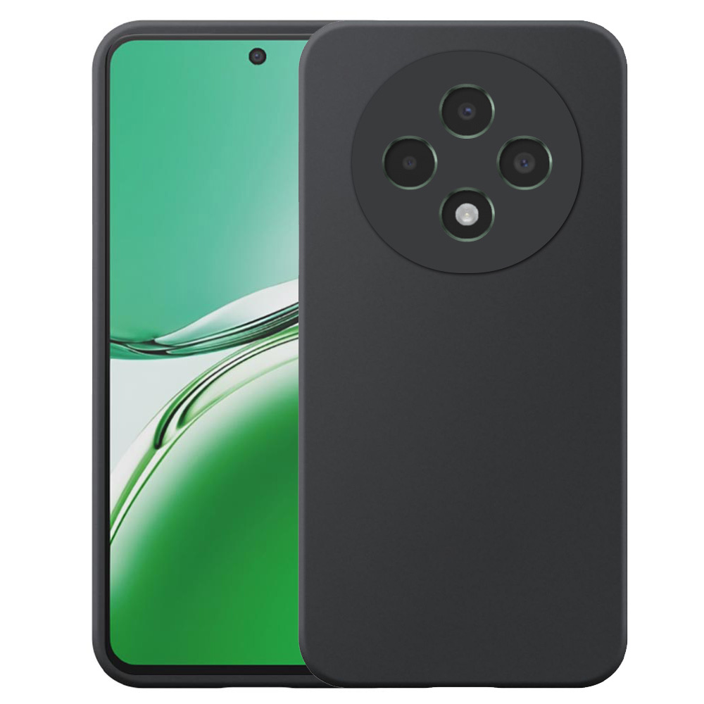 Oppo Reno12 F telefoonhoesje siliconen zwart