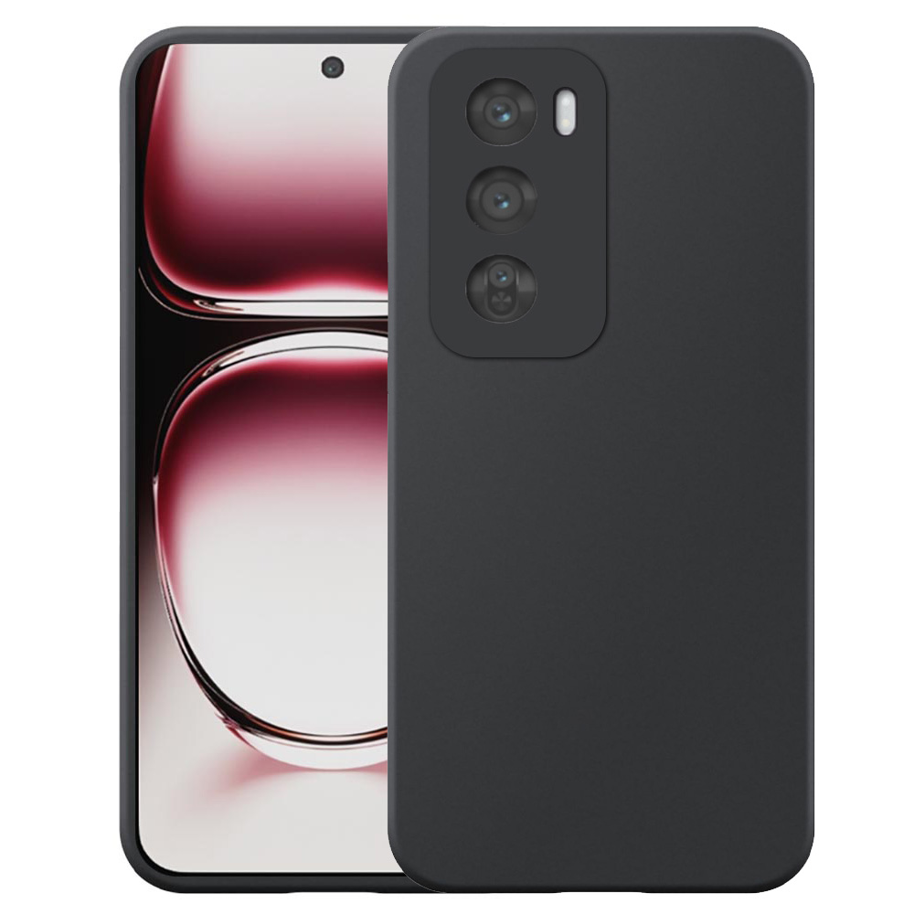 Oppo Reno12 Pro telefoonhoesje siliconen zwart