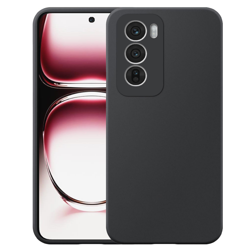 Oppo Reno12 telefoonhoesje siliconen zwart