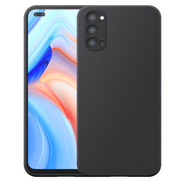 Oppo Reno4 5G telefoonhoesje siliconen zwart
