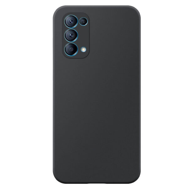 Oppo Reno5 telefoonhoesje siliconen zwart (2)