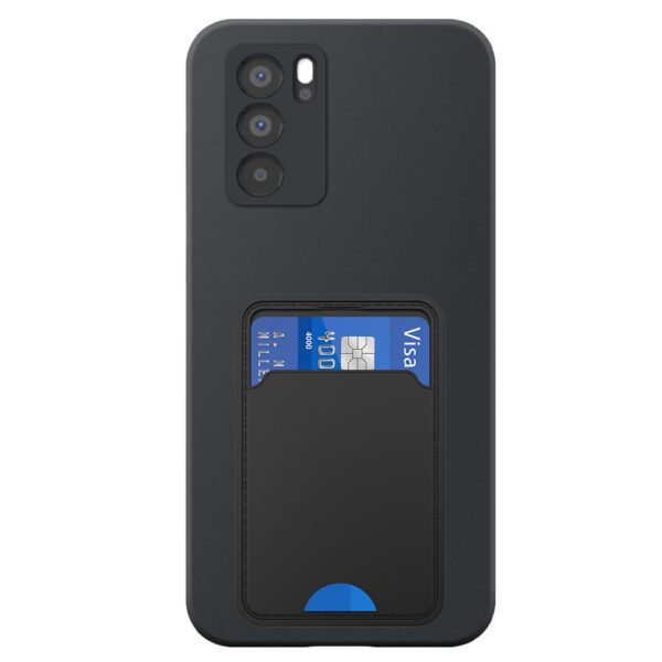 Oppo Reno6 Pro telefoonhoesje siliconen zwart (2)_met TPU pasjeshouder (2)