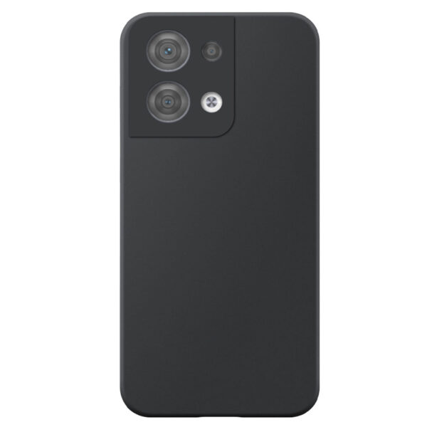 Oppo Reno8 5G telefoonhoesje siliconen zwart (2)