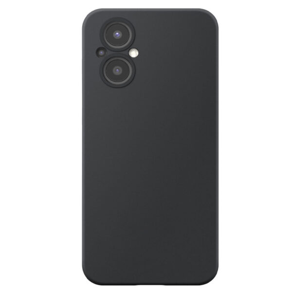 Oppo Reno8 Lite telefoonhoesje siliconen zwart (2)