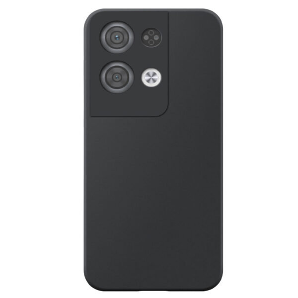 Oppo Reno8 Pro telefoonhoesje siliconen zwart (2)