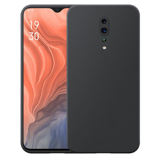 Oppo RenoZ telefoonhoesje siliconen zwart