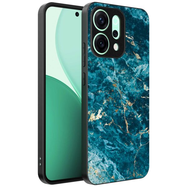 blauw marmer opdruk_Oppo Reno 14 telefoonhoesje (1)
