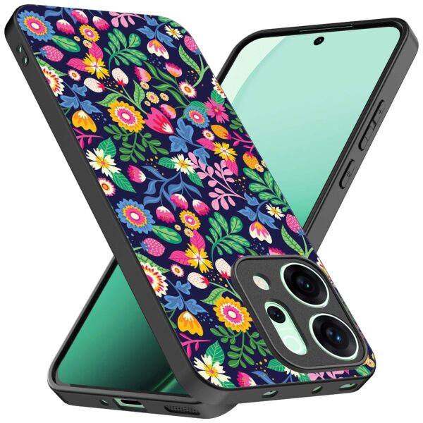 bloemen opdruk_Oppo Reno 14 telefoonhoesje (2)