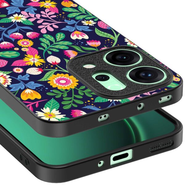 bloemen opdruk_Oppo Reno 14 telefoonhoesje (3)