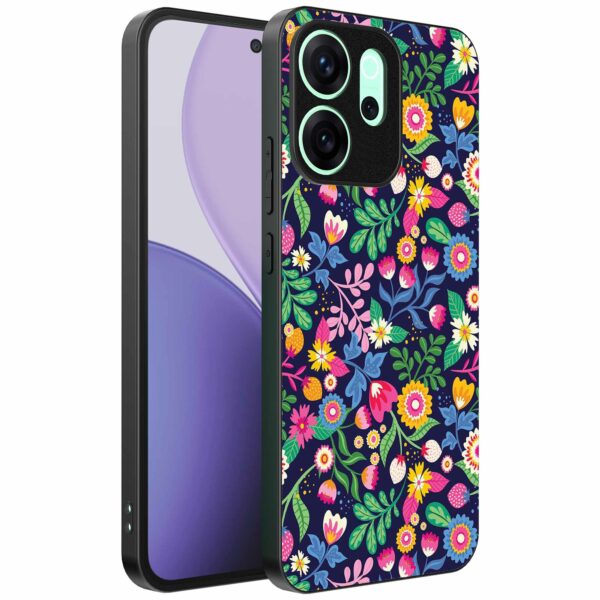 bloemen opdruk_Oppo Reno 14F telefoonhoesje (1)