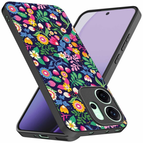 bloemen opdruk_Oppo Reno 14F telefoonhoesje (2)