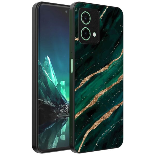 groen goud marmer opdruk_Motorola Edge 40 Neo telefoonhoesje (1)