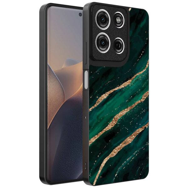 groen goud marmer opdruk_Motorola Edge 60 Pro telefoonhoesje (1)