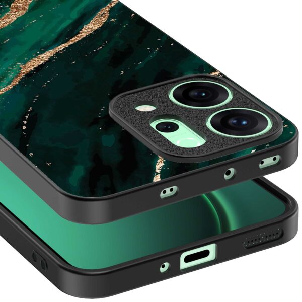 groen goud marmer opdruk_Oppo Reno 14 telefoonhoesje (3)