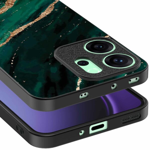 groen goud marmer opdruk_Oppo Reno 14F telefoonhoesje (3)