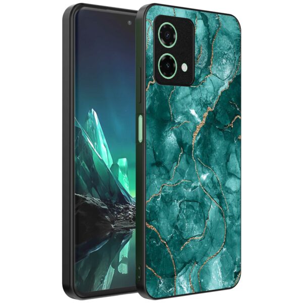 groen marmer opdruk_Motorola Edge 40 Neo telefoonhoesje (1)
