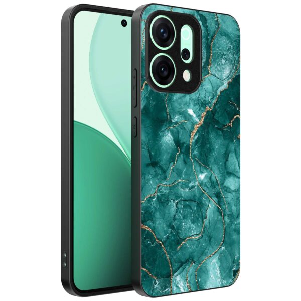 groen marmer opdruk_Oppo Reno 14 telefoonhoesje (1)
