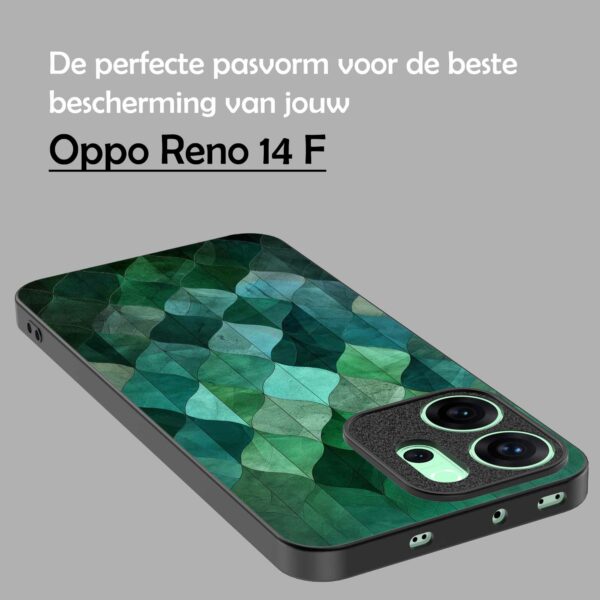 groene bladeren opdruk_Oppo Reno 14F telefoonhoesje (4)