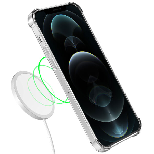 iPhone 12 Pro Max transparant telefoonhoesje met stootrand (3)