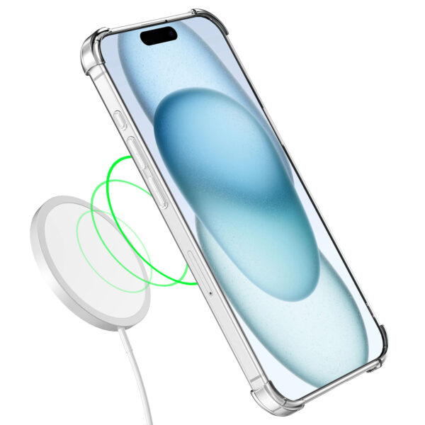 iPhone 15 transparant telefoonhoesje met stootrand (4)