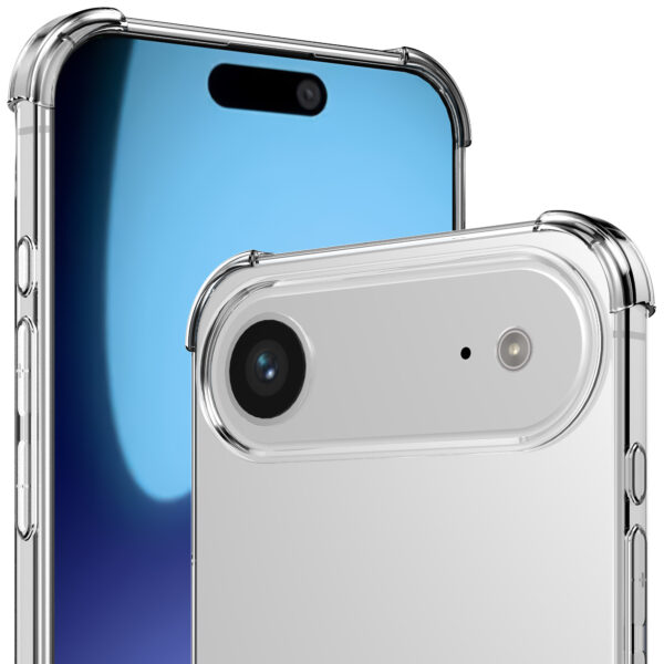 iPhone 17 Air telefoonhoesje transparant met stootrand (3)