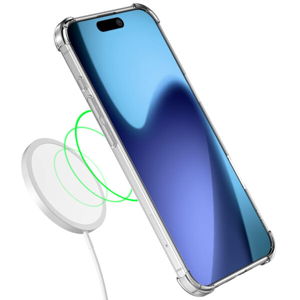 iPhone 17 Air telefoonhoesje transparant met stootrand (4)