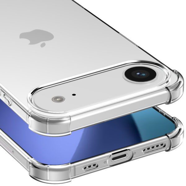 iPhone 17 Air telefoonhoesje transparant met stootrand (5)