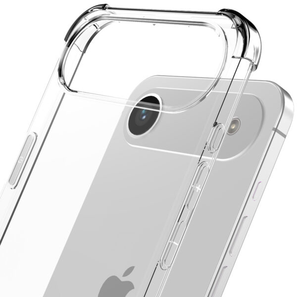 iPhone 17 Air telefoonhoesje transparant met stootrand (6)