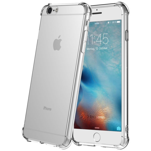 iPhone 6-6s transparant telefoonhoesje met stootrand (1)