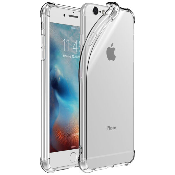 iPhone 6-6s transparant telefoonhoesje met stootrand (2)