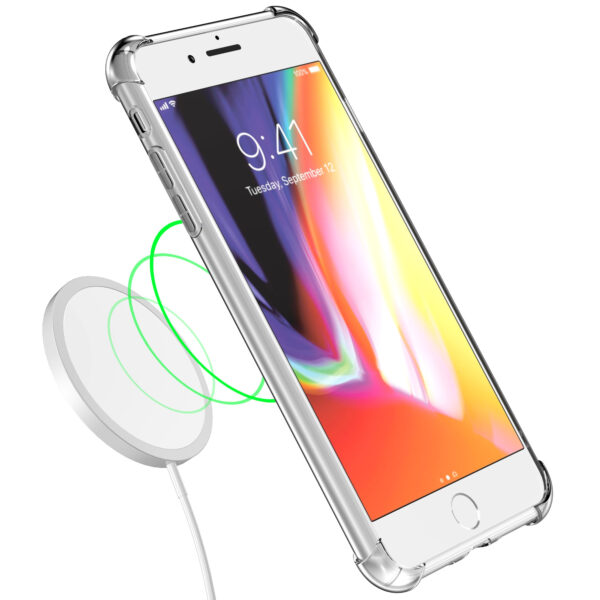 iPhone 7-8 Plus transparant telefoonhoesje met stootrand (4)