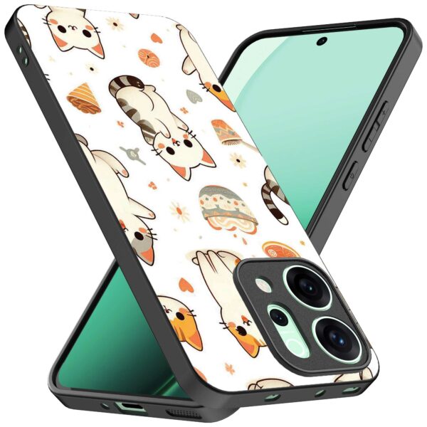 katten opdruk_Oppo Reno 14 telefoonhoesje (2)