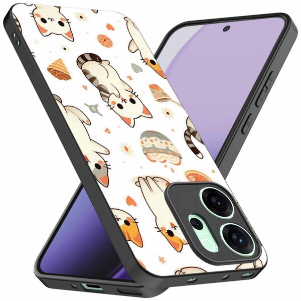 katten opdruk_Oppo Reno 14F telefoonhoesje (2)