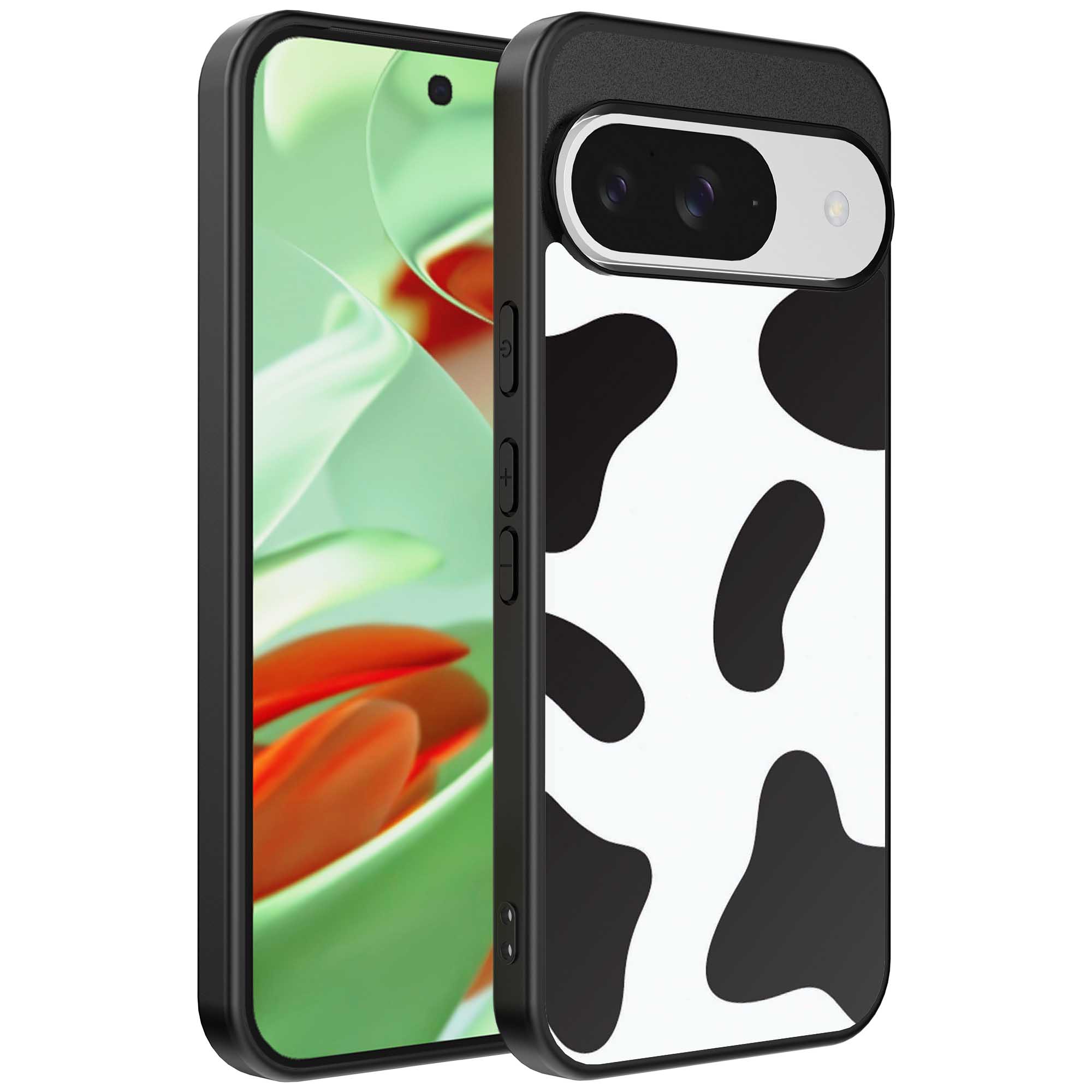koeienvlekken opdruk_Google Pixel 9 Pro telefoonhoesje (1)