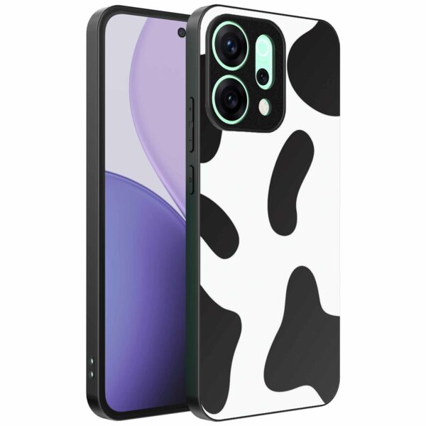 koeienvlekken opdruk_Oppo Reno 14 Pro telefoonhoesje (1)