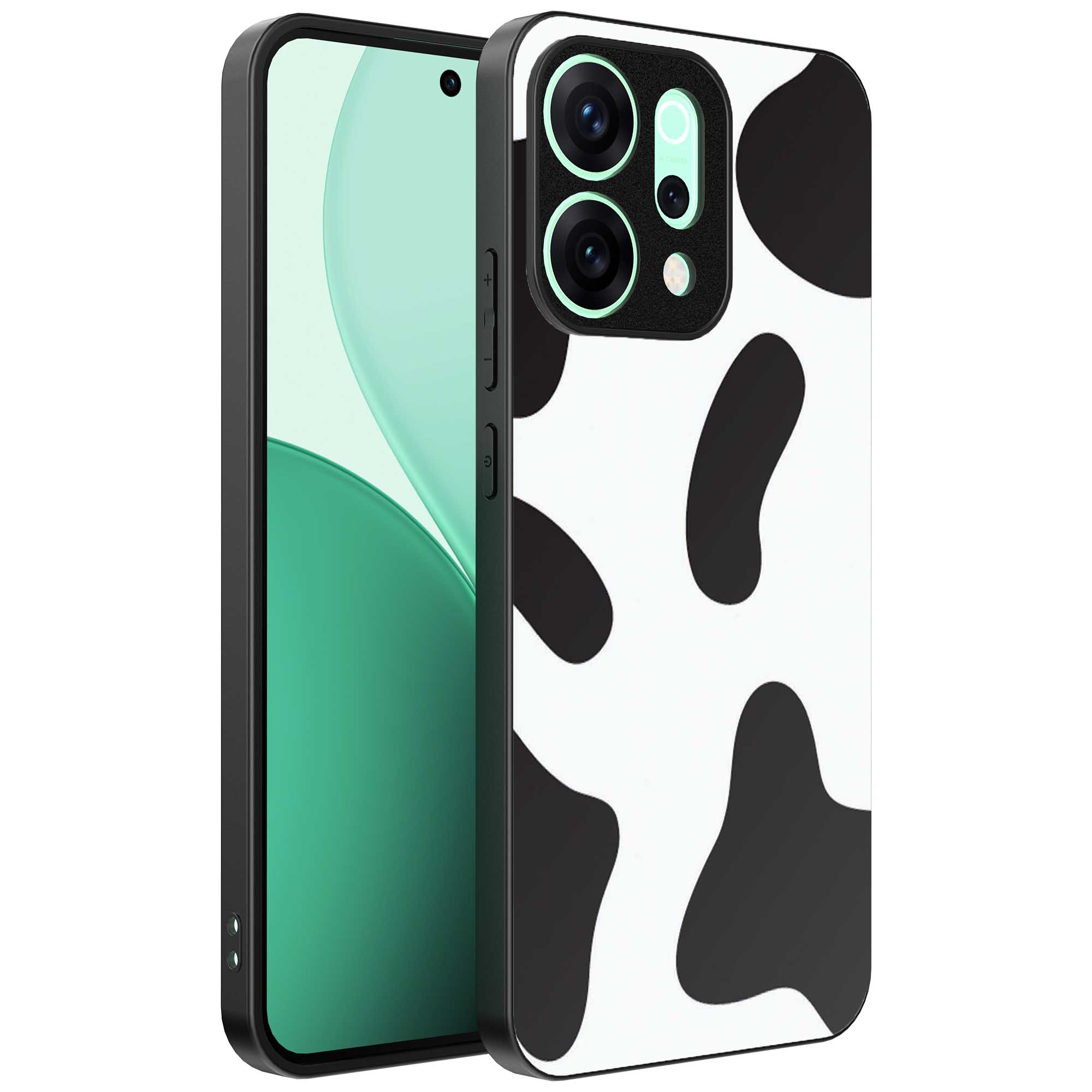 koeienvlekken opdruk_Oppo Reno 14 telefoonhoesje (1)