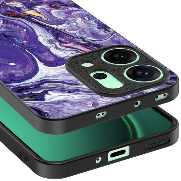 paars goud marmer opdruk_Oppo Reno 14 telefoonhoesje (3)