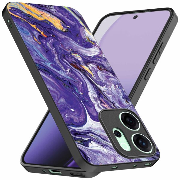 paars goud marmer opdruk_Oppo Reno 14F telefoonhoesje (2)