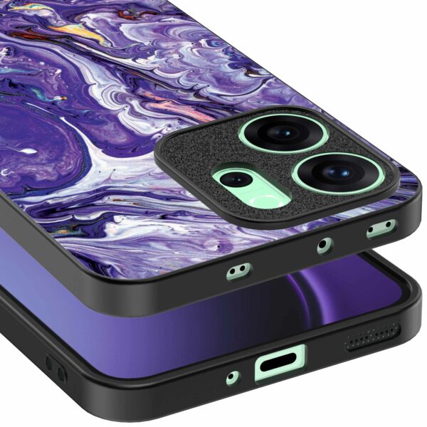 paars goud marmer opdruk_Oppo Reno 14F telefoonhoesje (3)