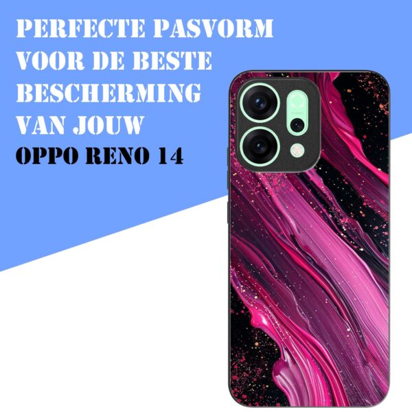 paars roze marmer opdruk_Oppo Reno 14 telefoonhoesje (4)
