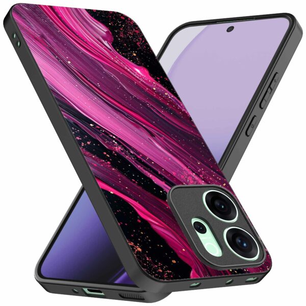paars roze marmer opdruk_Oppo Reno 14F telefoonhoesje (2)