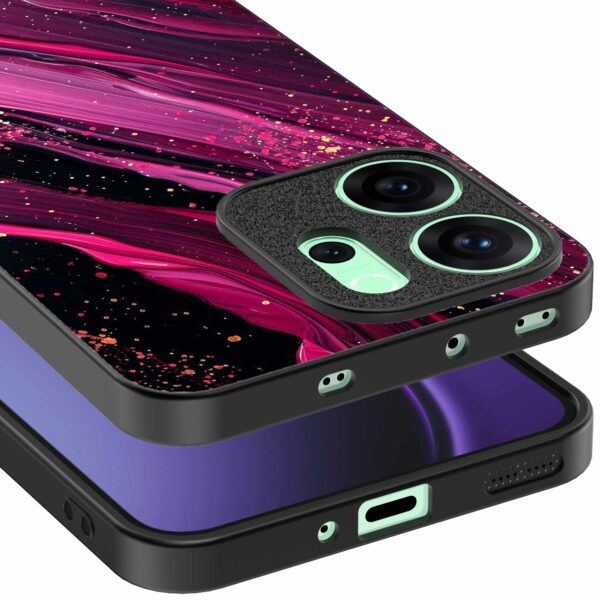 paars roze marmer opdruk_Oppo Reno 14F telefoonhoesje (3)