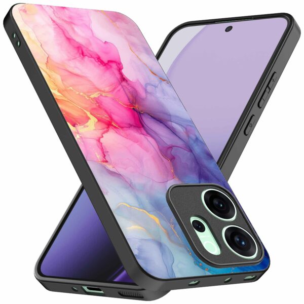 regenboog marmer opdruk_Oppo Reno 14F telefoonhoesje (2)
