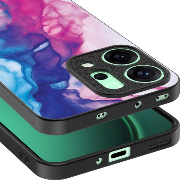 roze blauw marmer opdruk_Oppo Reno 14 telefoonhoesje (3)