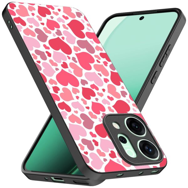 roze en rode hartjes opdruk_Oppo Reno 14 telefoonhoesje (2)