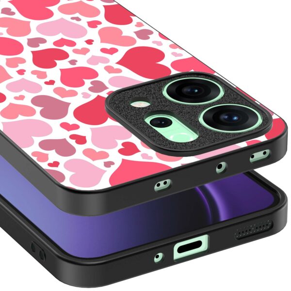 roze en rode hartjes opdruk_Oppo Reno 14F telefoonhoesje (3)