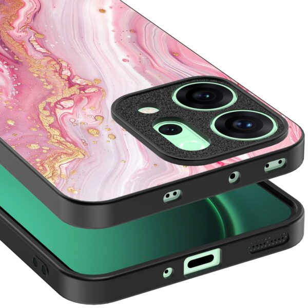 roze marmer opdruk_Oppo Reno 14 telefoonhoesje (3)