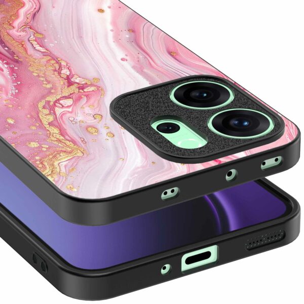 roze marmer opdruk_Oppo Reno 14F telefoonhoesje (3)