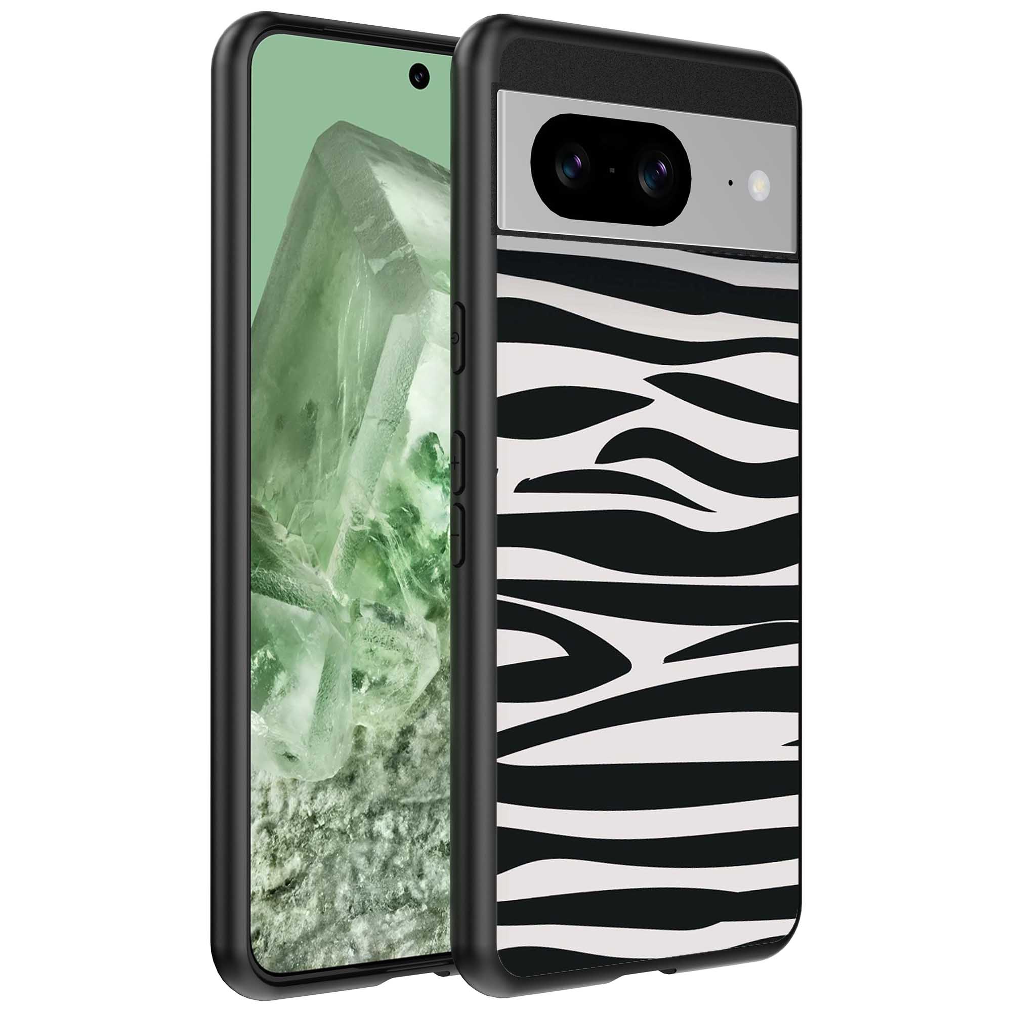 zebra opdruk_Google Pixel 8 telefoonhoesje (1)